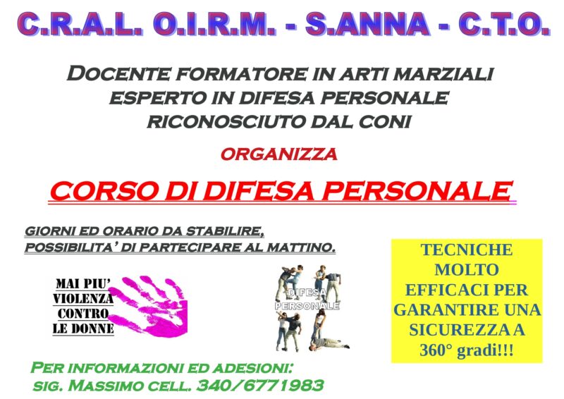 Corso Difesa Personale